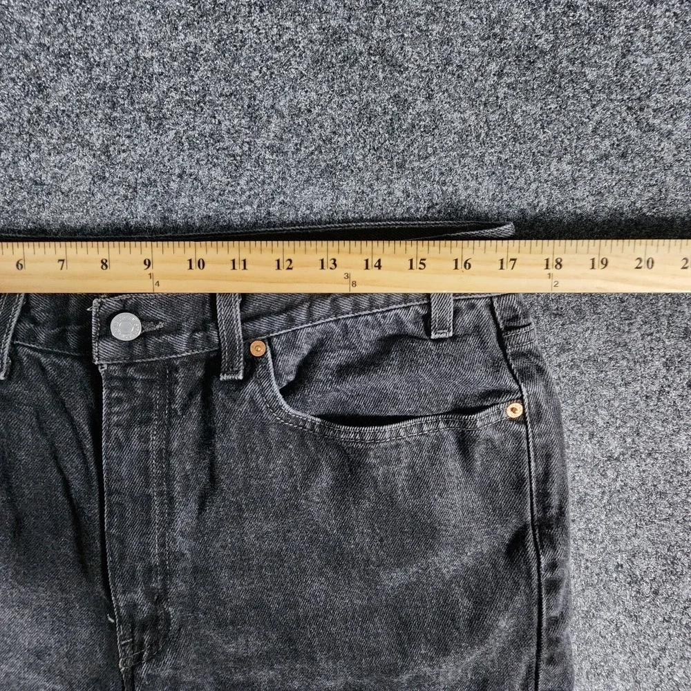 VTG Levis 550 Jeans Black Men's 38x34 Fit 34x32 Y2K 2000‎ Relaxed Fit Denim